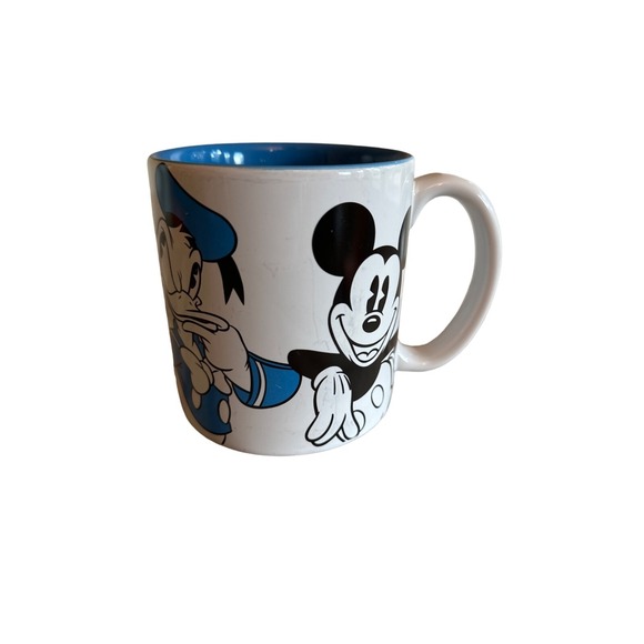 Disney Other - Disney Store Mickey & Friends Ceramic Mug With‎ Blue Interior
